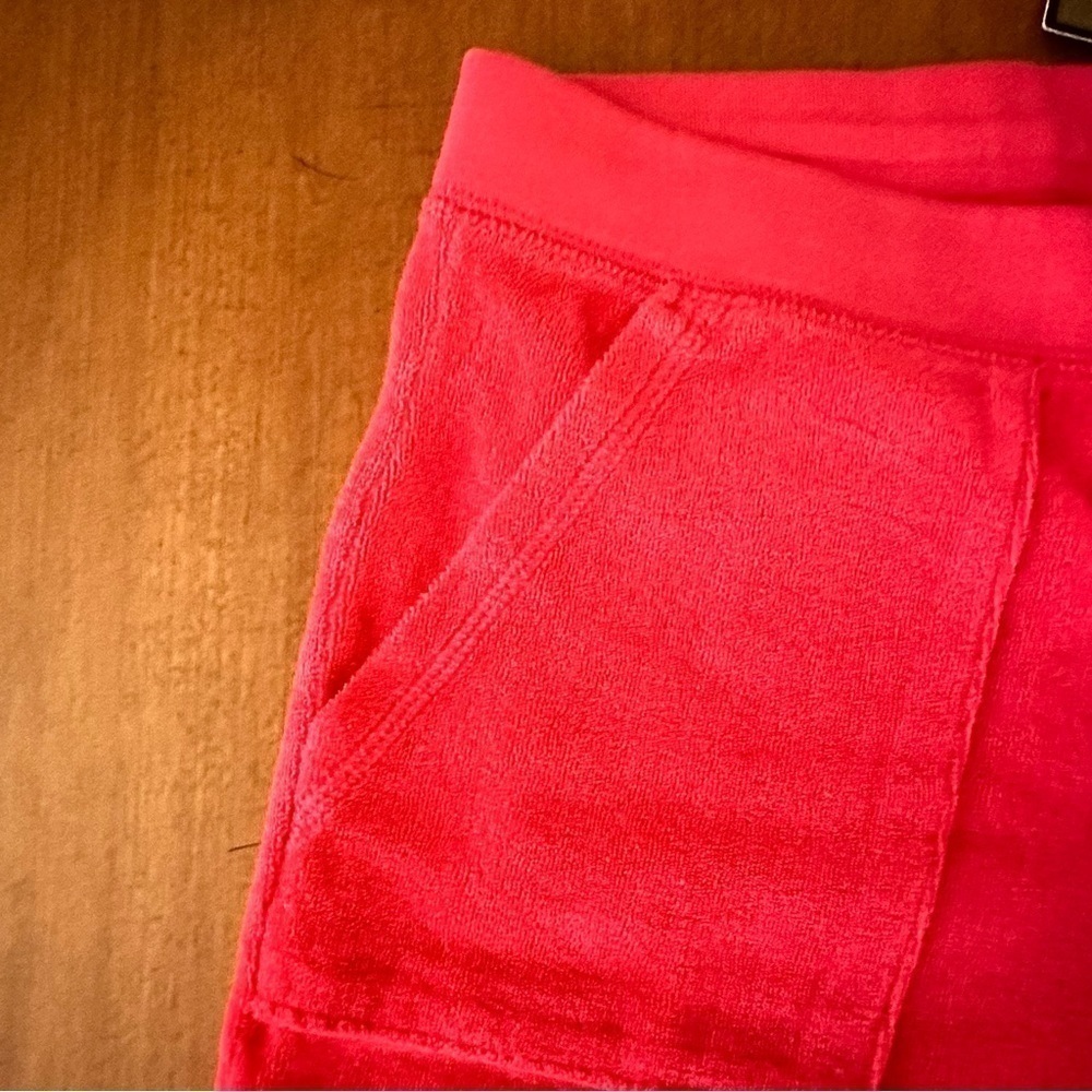Juicy Couture Martinique Crop Snap Pocket Pant NWT Hot Pink Large - Picture 8 of 15